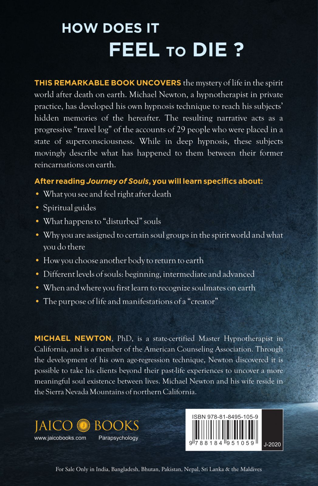 Journey of Souls : Case studies of life between lives